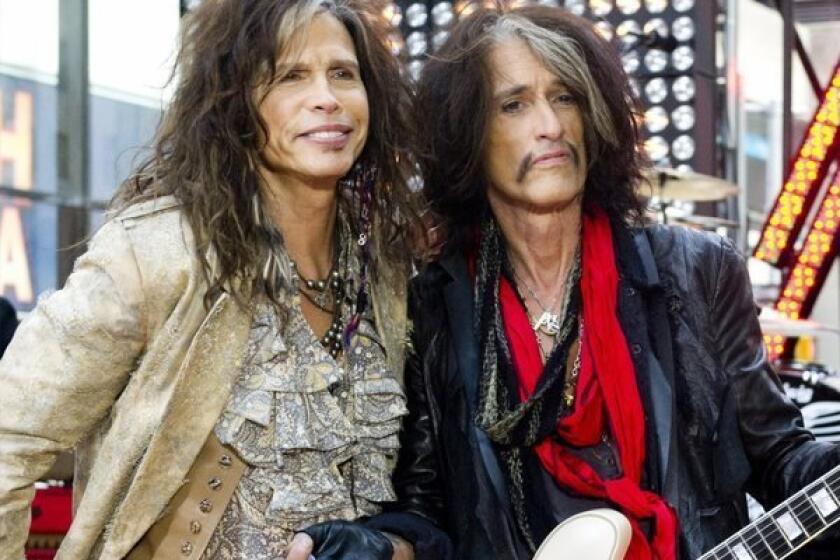 Aerosmith's Steven Tyler, left, and Joe Perry.