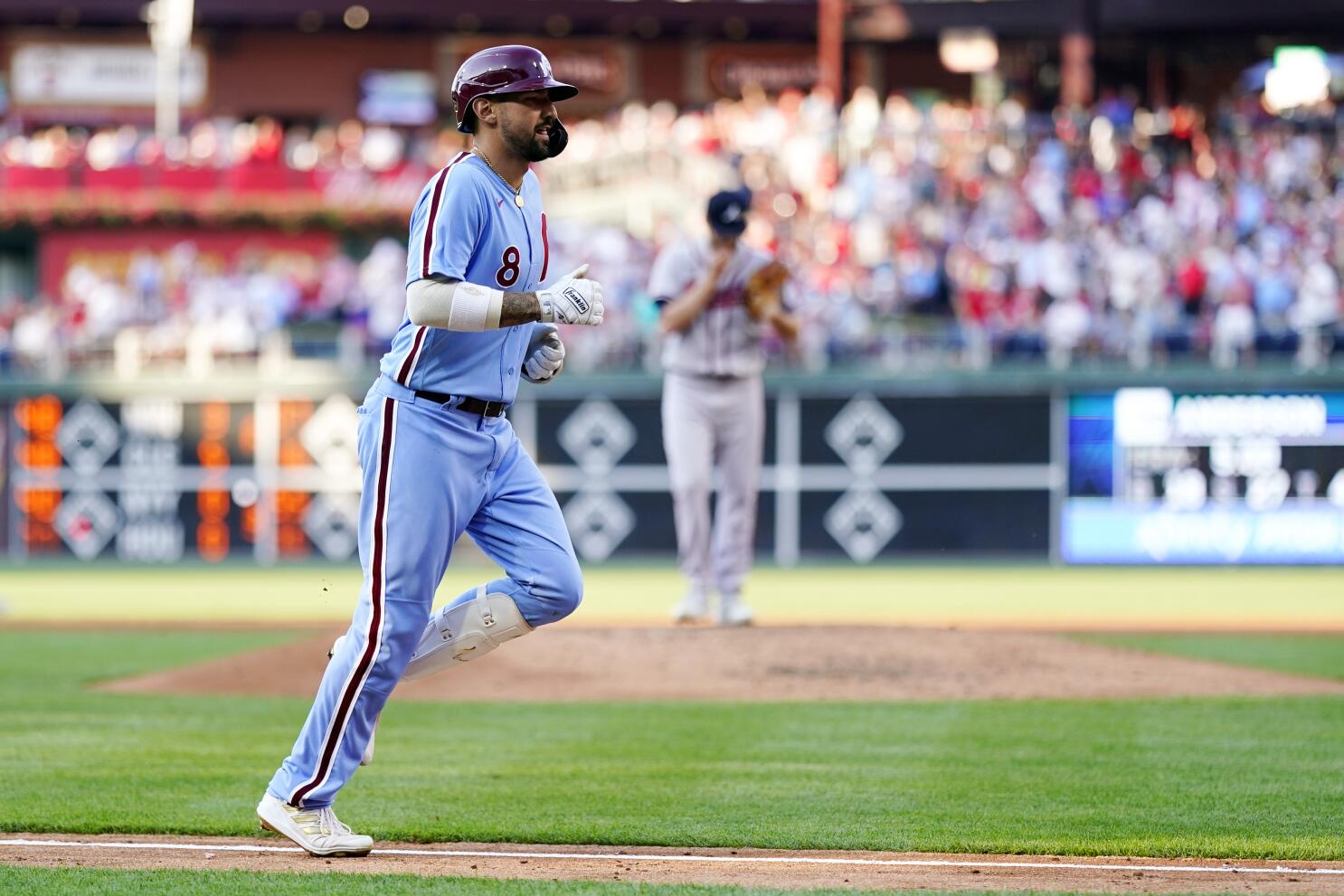 Schwarber, Hall help Phillies rout Braves 14-4 - NBC Sports