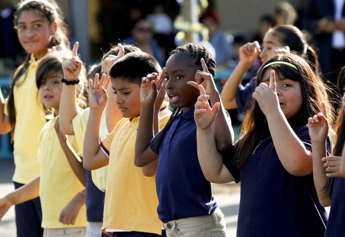 Students celebrate