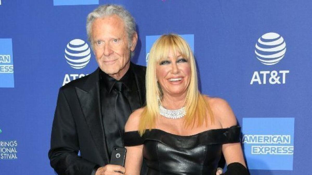 Alan Hamel and Suzanne Somers have paid $2.35 million for a custom Palm Springs home with interiors by famed designer Steve Chase.