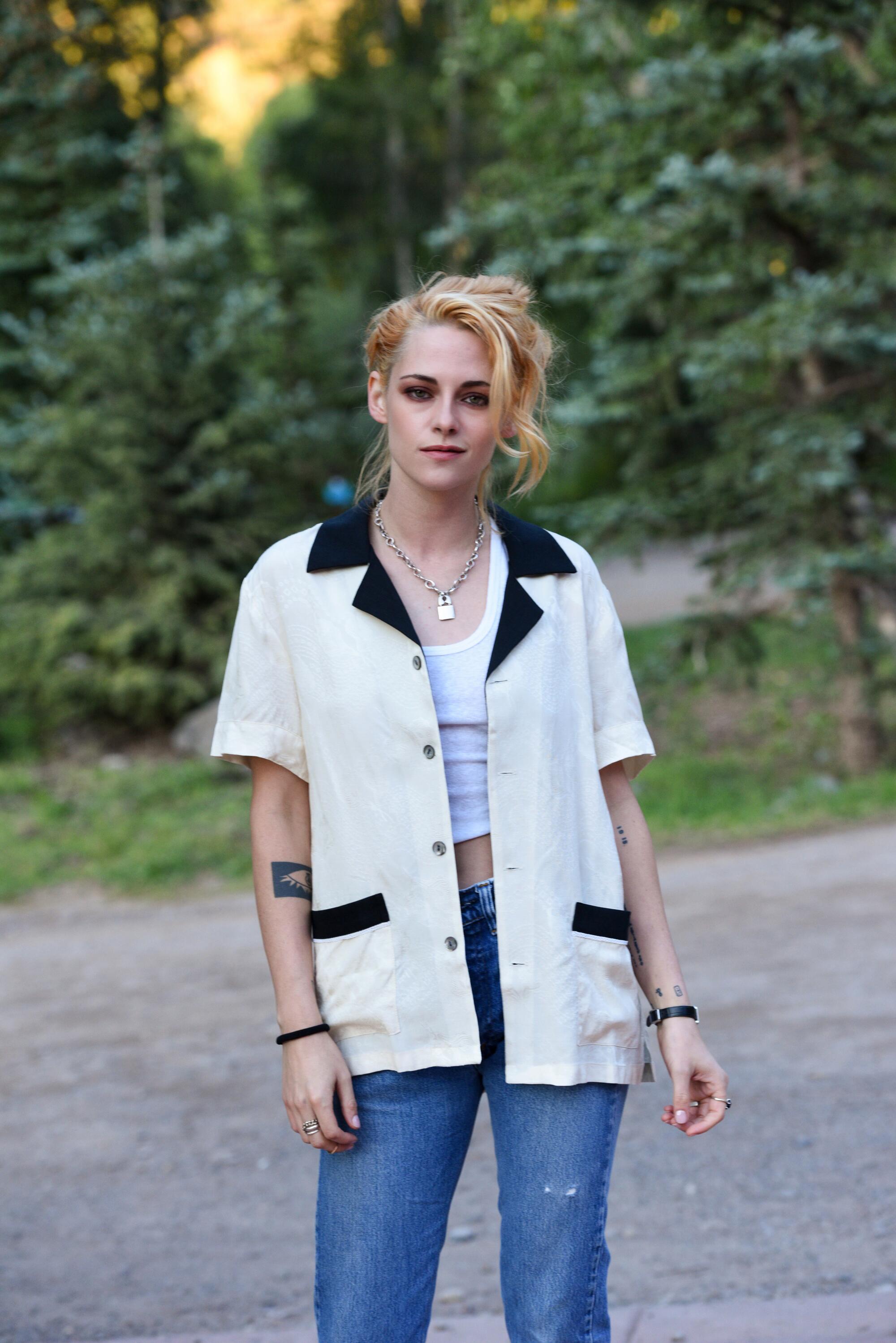  Kristen Stewart attends the Telluride Film Festival.