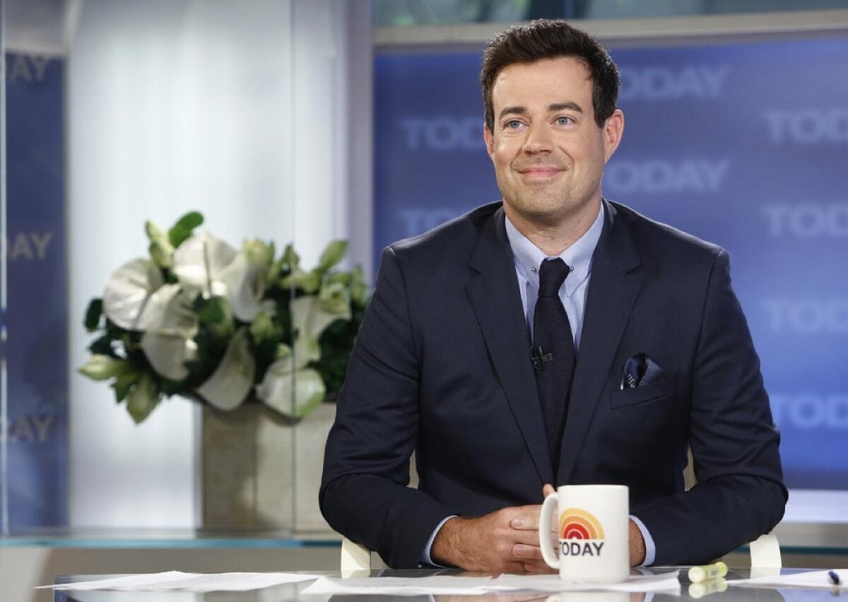 Carson Daly on NBC News' "Today" show in New York.