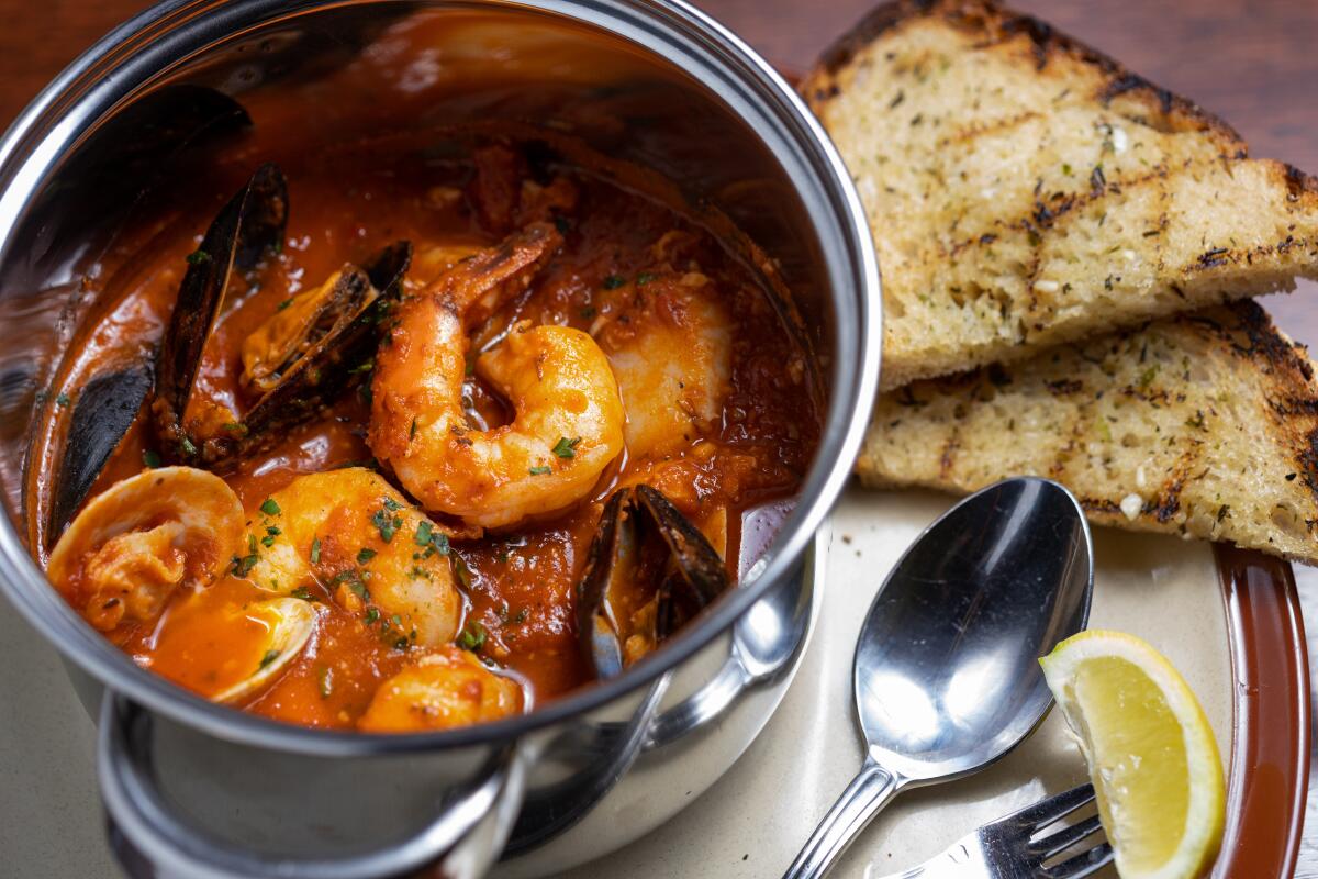 Cioppino at Tavern House in Newport Beach