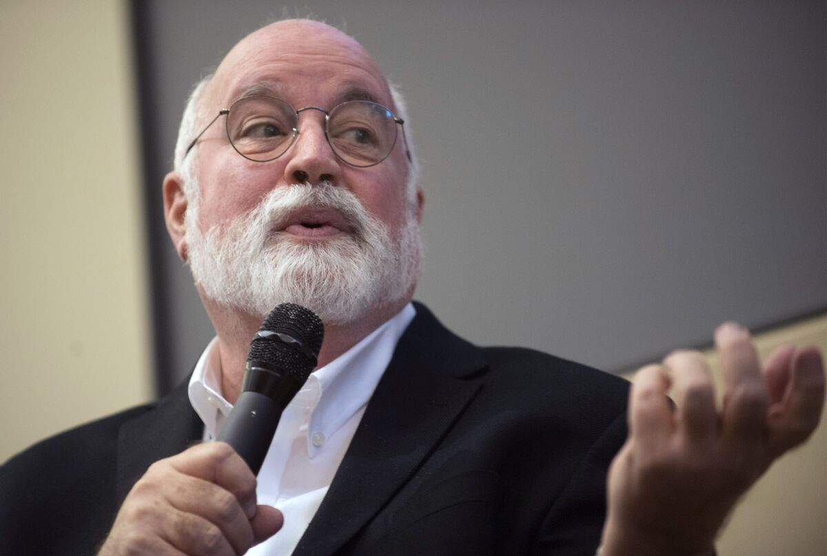 Le père Gregory Boyle est apparu au Los Angeles Times Book Club en 2019. 