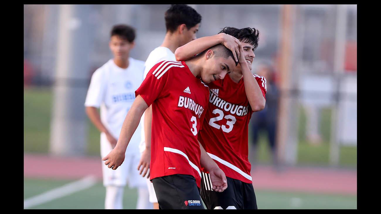Photo Gallery: Burroughs High boys soccer hosts Burbank