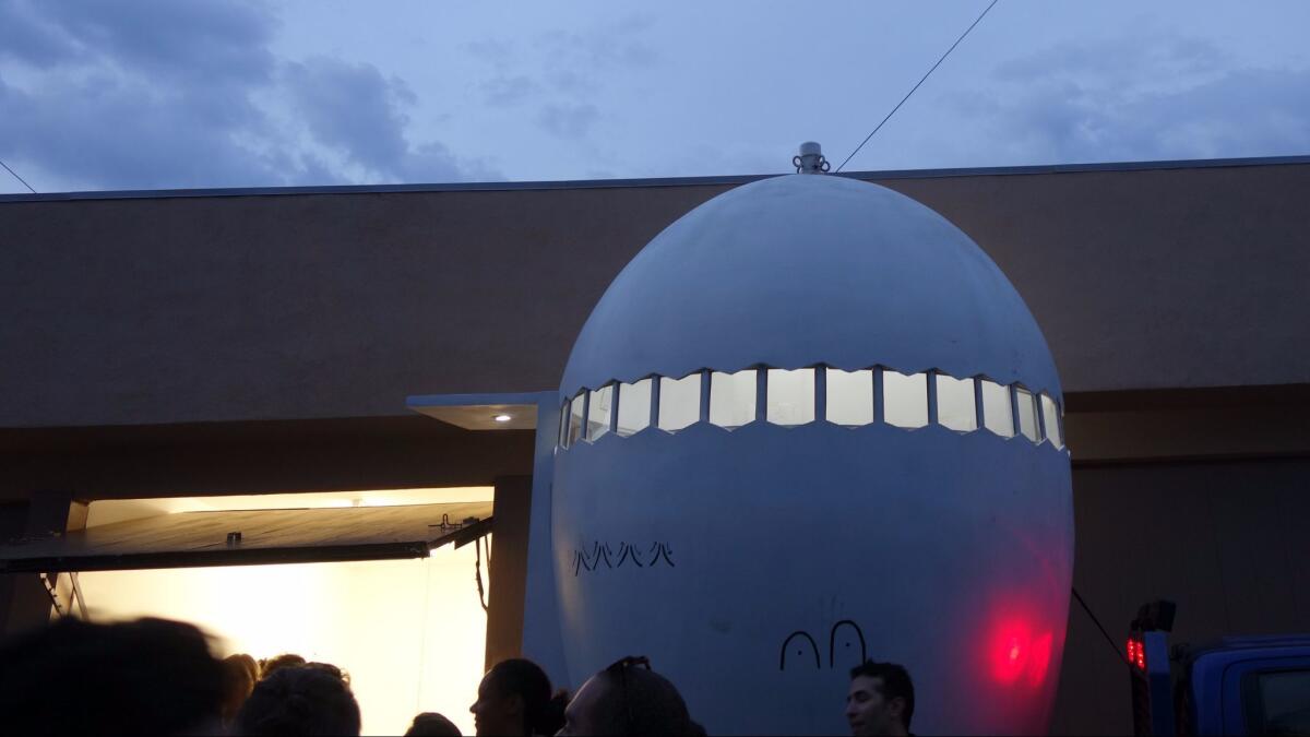 Did you spot the egg-shaped museum named NuMu cruising L.A.? Next