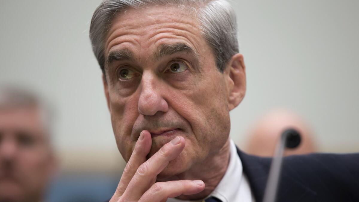 Robert S. Mueller III, shown in 2013, is seeking to determine if anyone from Donald Trump’s team cooperated with Russian efforts to meddle in the presidential race.