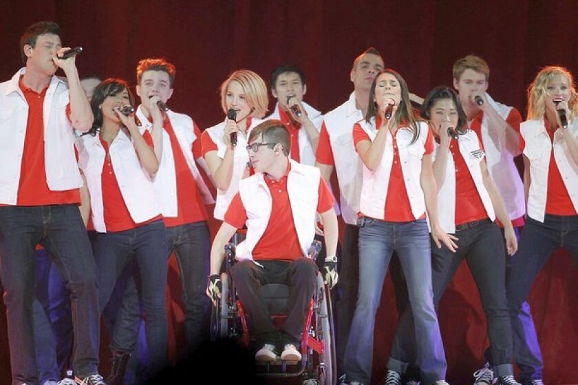BUSY CAST: The stars of "Glee" began the start of a second live tour in Las Vegas. They had finished shooting the season finale less than two weeks earlier.