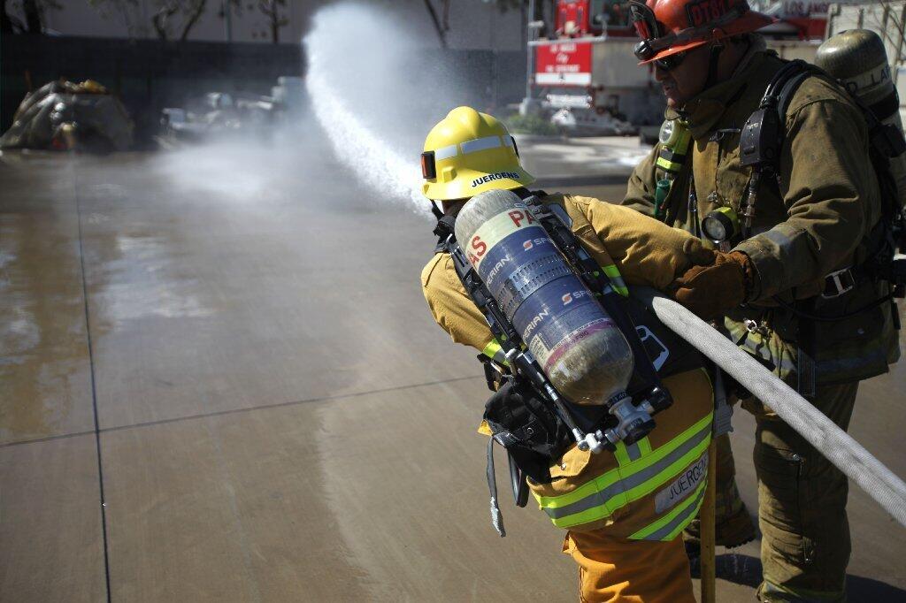 LAFD training