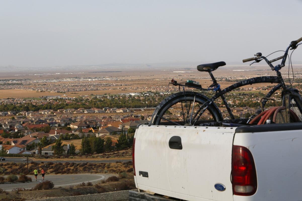The city of Palmdale, shown in the distance, lost an appeals court ruling in a lawsuit about how it elects its officials.