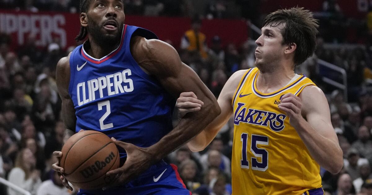 Leonard’s triple double gives Clippers victory against Lakers without LeBron