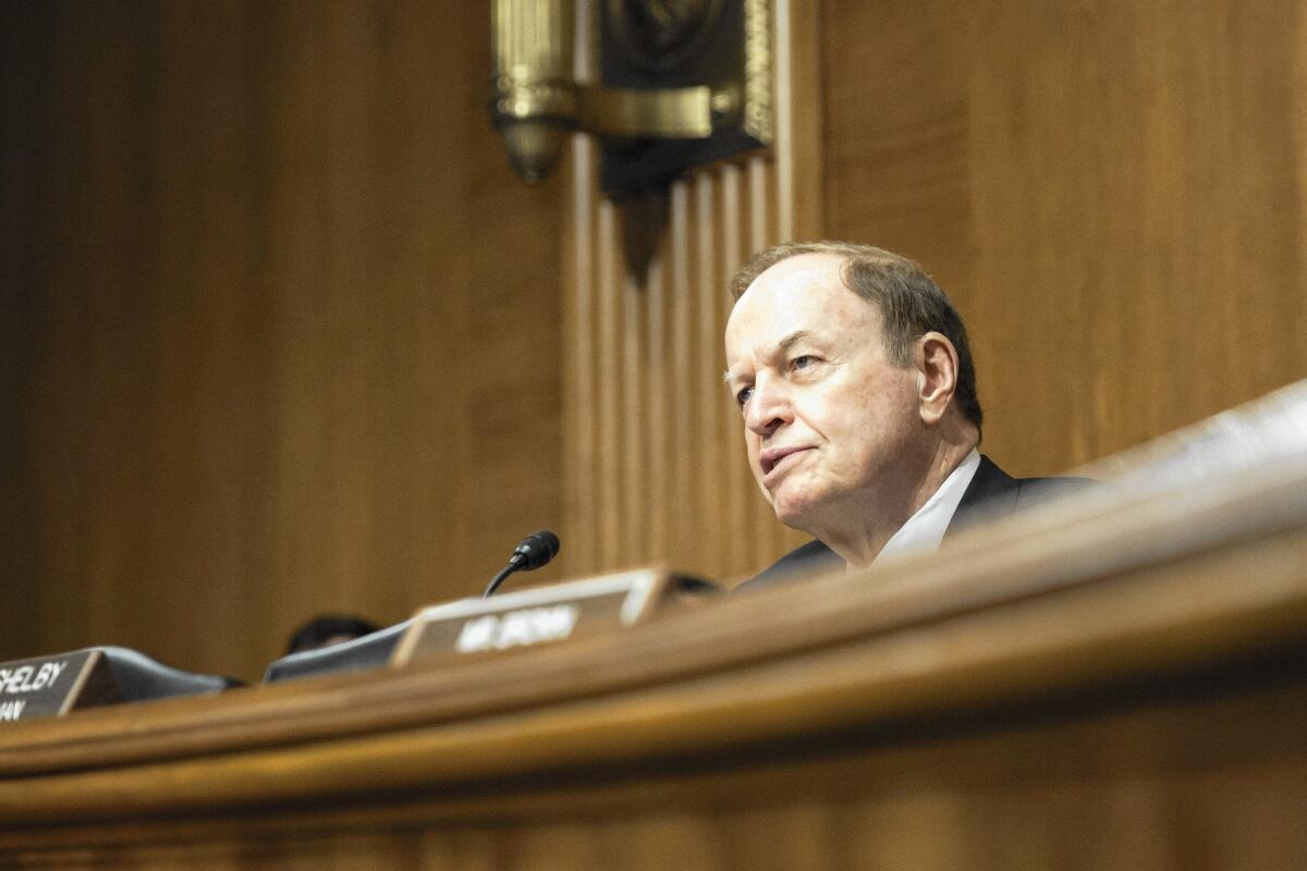 Sen. Richard C. Shelby, chairman of the Senate Banking Committee, says the Fed’s vice chair for supervision job “should have been filled long ago.”