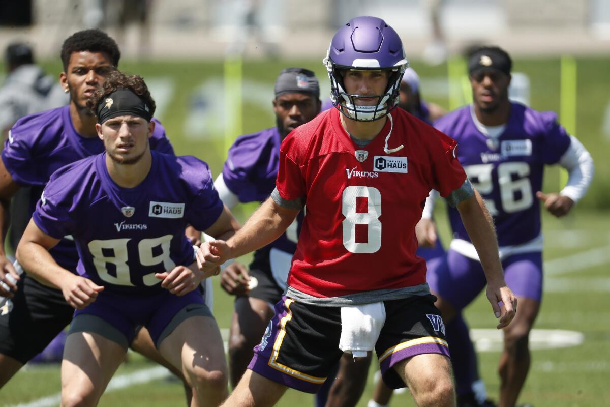 Cousins ramps up team-building with the Vikings, even with his own