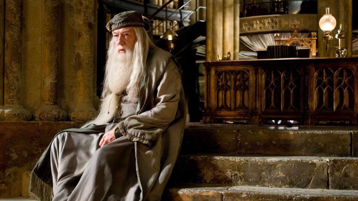 Albus Dumbledore (Michael Gambon) in "Harry Potter and the Half-Blood Prince"