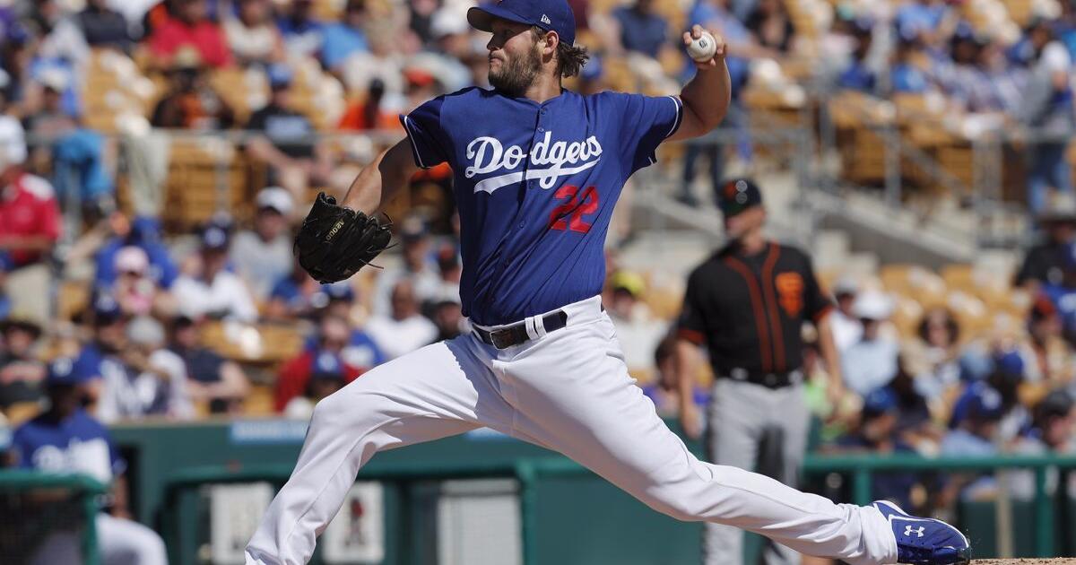 Clayton Kershaw gives up three runs vs. Angels in first spring