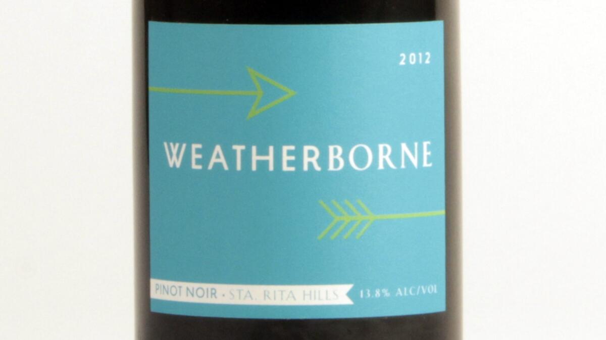 2012 Weatherborne Wine Corp. "Santa Rita Hills" Pinot Noir