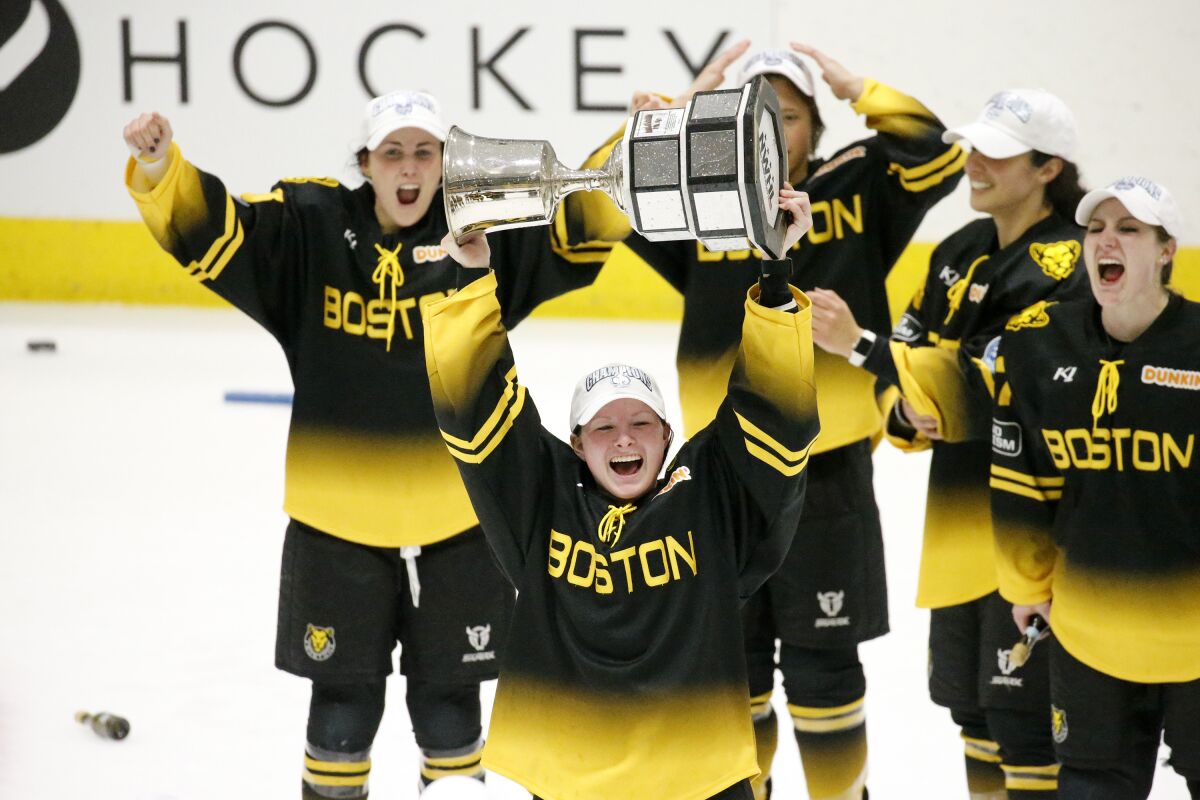 Boston Pride edges Minnesota 43 for NWHL Isobel Cup The San Diego