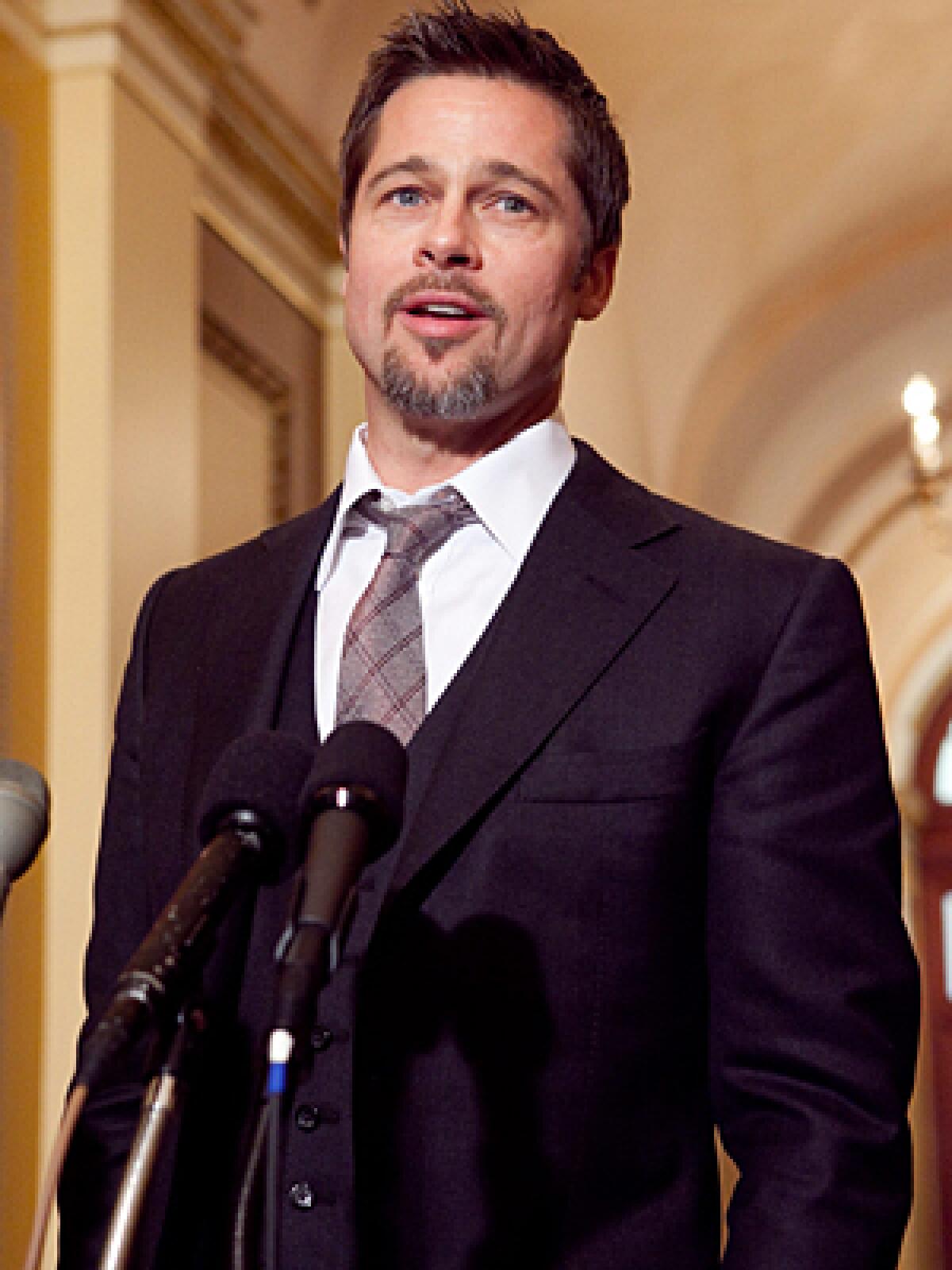 Brad Pitt is in D.C. with producer Steve Bing this week to enlist the Democratic leadership in the House and Senate to support their continuing efforts to restore decent housing to New Orleans' storm-ravaged 9th Ward.