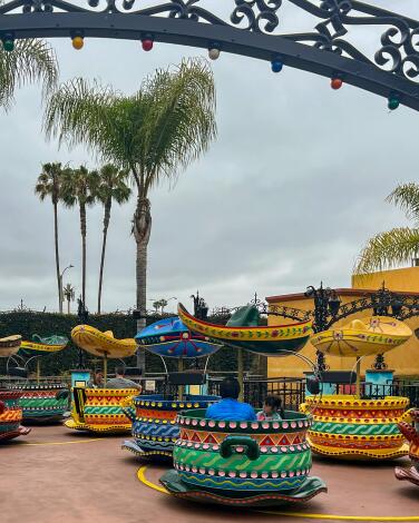 A view of the Hat Dance at Knott's Berry Farm.