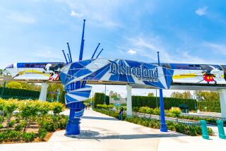 ANAHEIM, CA - MAY 27: General views of the Disneyland Monorail outside the Disneyland Resort on May 27, 2022 in Anaheim, California. (Photo by AaronP/Bauer-Griffin/GC Images)