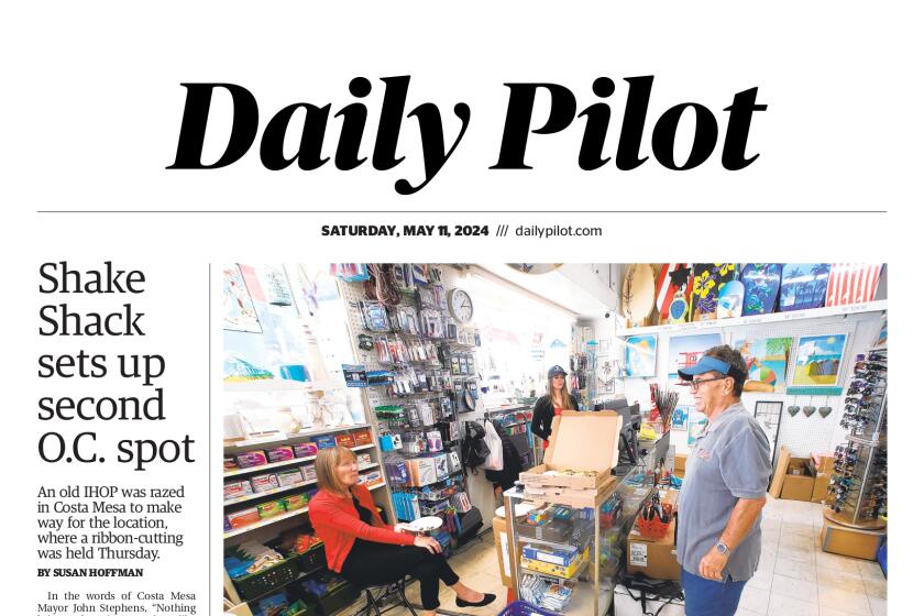 Front page of the Daily Pilot e-newspaper for Saturday, May 11, 2024.