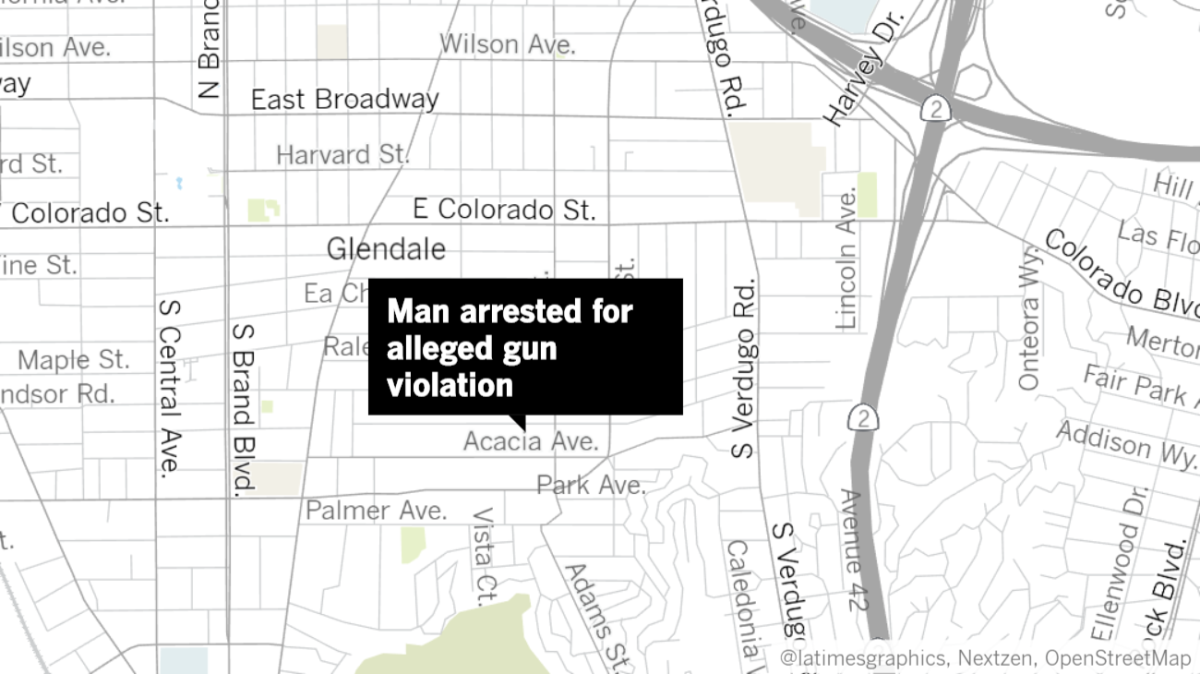 A 23-year-old Glendale man was arrested by police in late March for an alleged gun violation after police detained a group he was reportedly a part of because they were not socially distancing from one another. 
