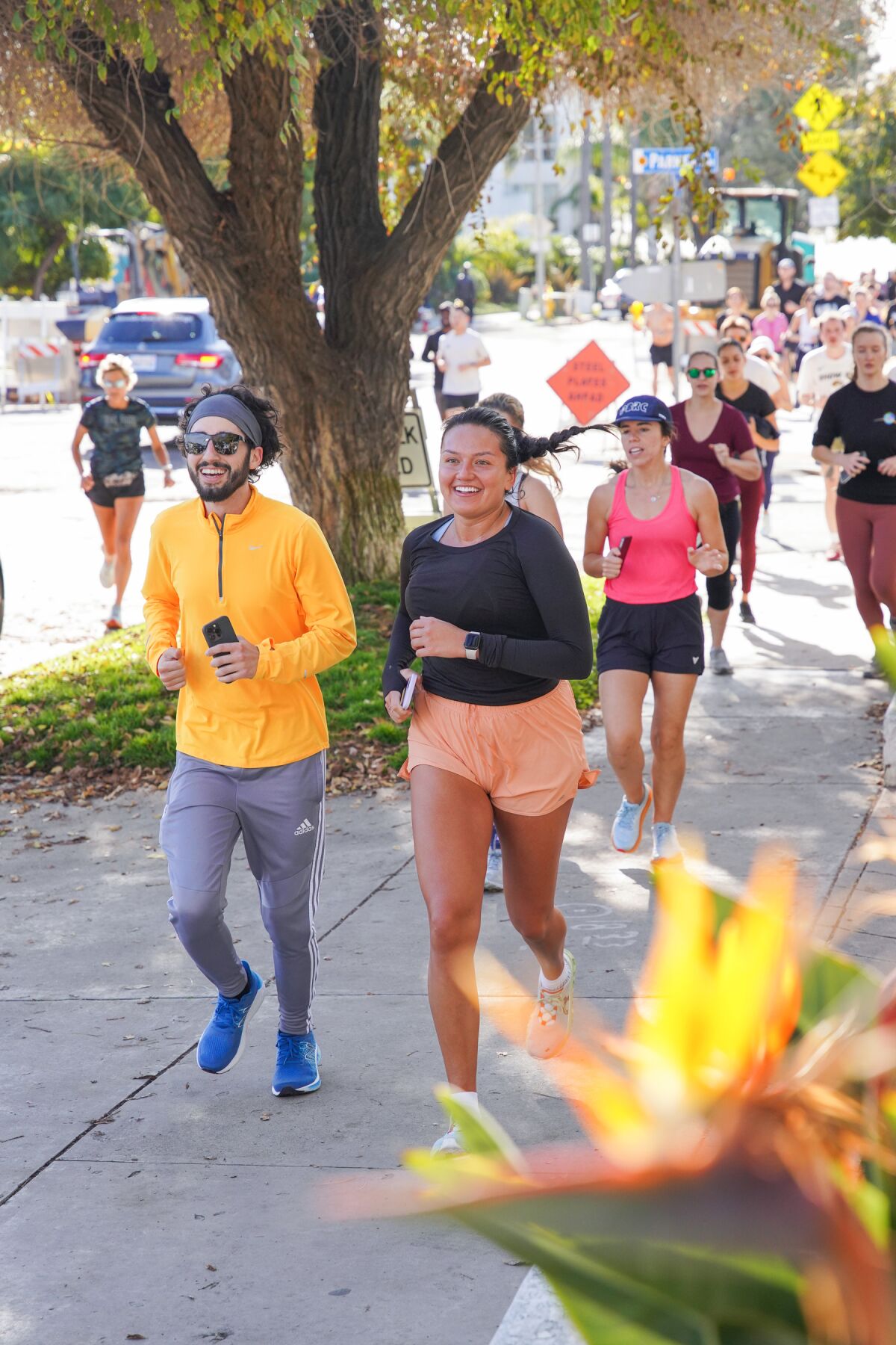 PB Run Club members can be seen running the same route each Wednesday evening and Saturday morning in PB.