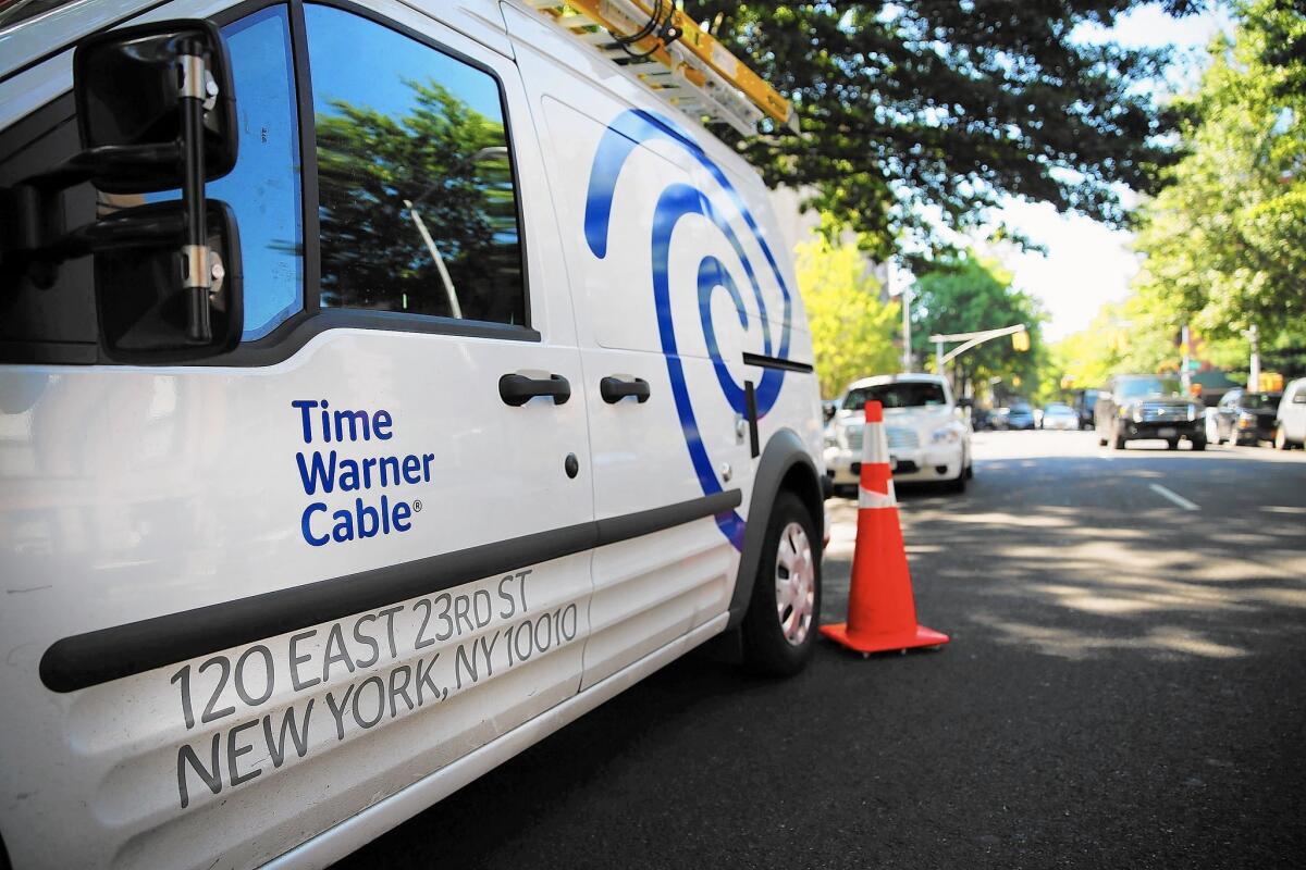 Time Warner Cable has invested “more than $427 million in network improvements and reliability,” said Dennis Johnson, a TWC spokesman. Above, a TWC truck in Brooklyn, N.Y.
