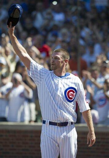 Cubs' Kerry Wood returns to Wrigley to say goodbye