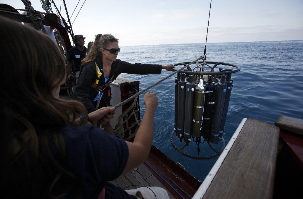 Collecting water samples