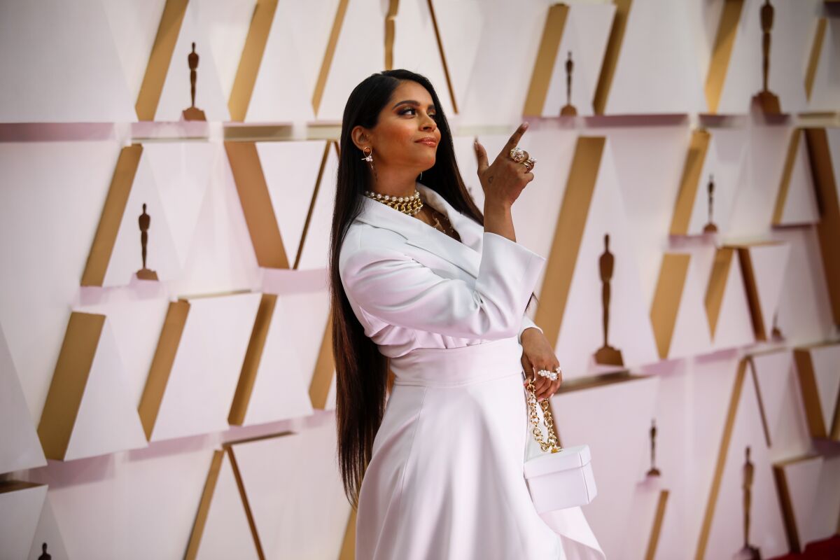 Lilly Singh arriving at the 92nd Academy Awards.