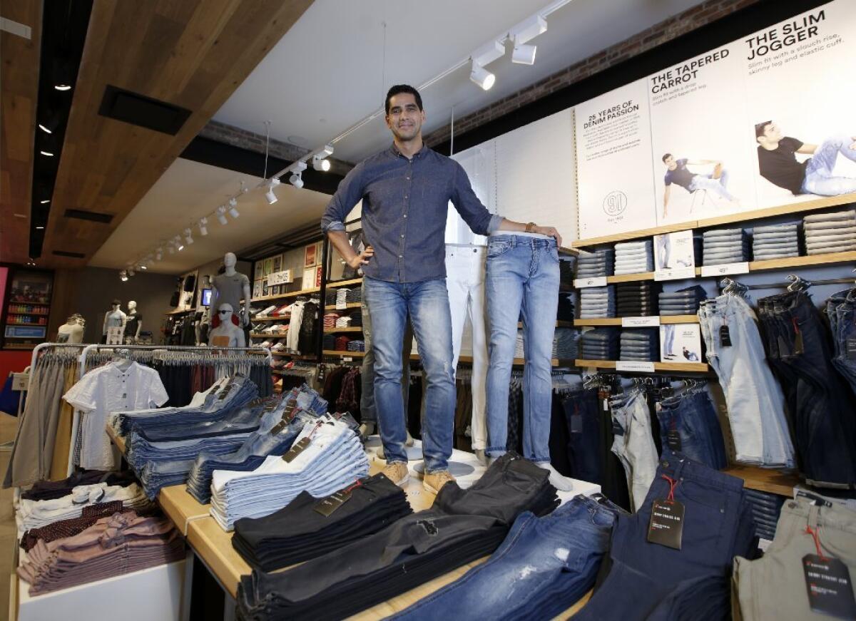 Mark Pan, head of U.S. operations at Cotton On Group, at the retailer's store in the Del Amo Fashion Center in Torrance.