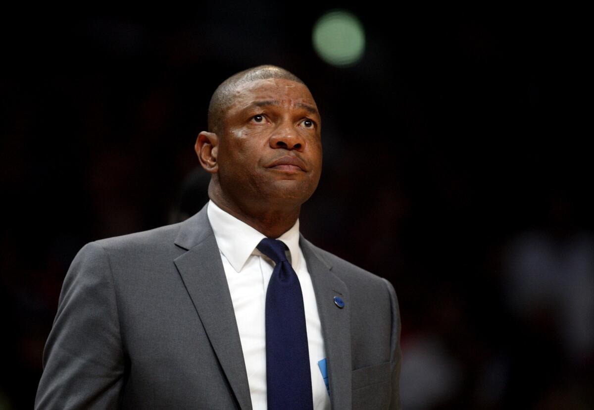 Doc Rivers coaches the Clippers against Sacramento on Oct. 31.