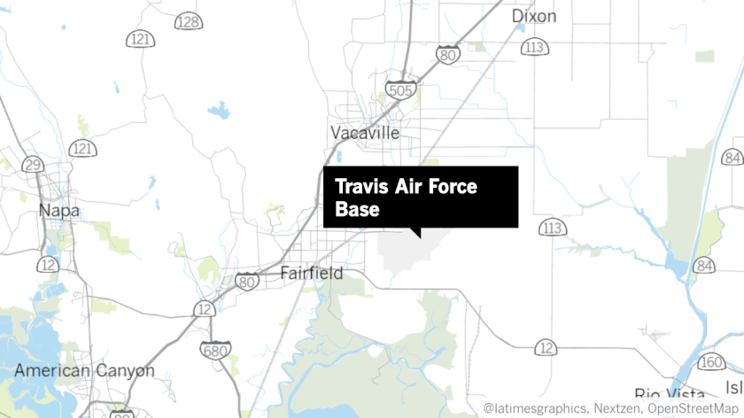 air force bases in california map Reports Of Active Shooter At Travis Air Force Base Are False Los air force bases in california map