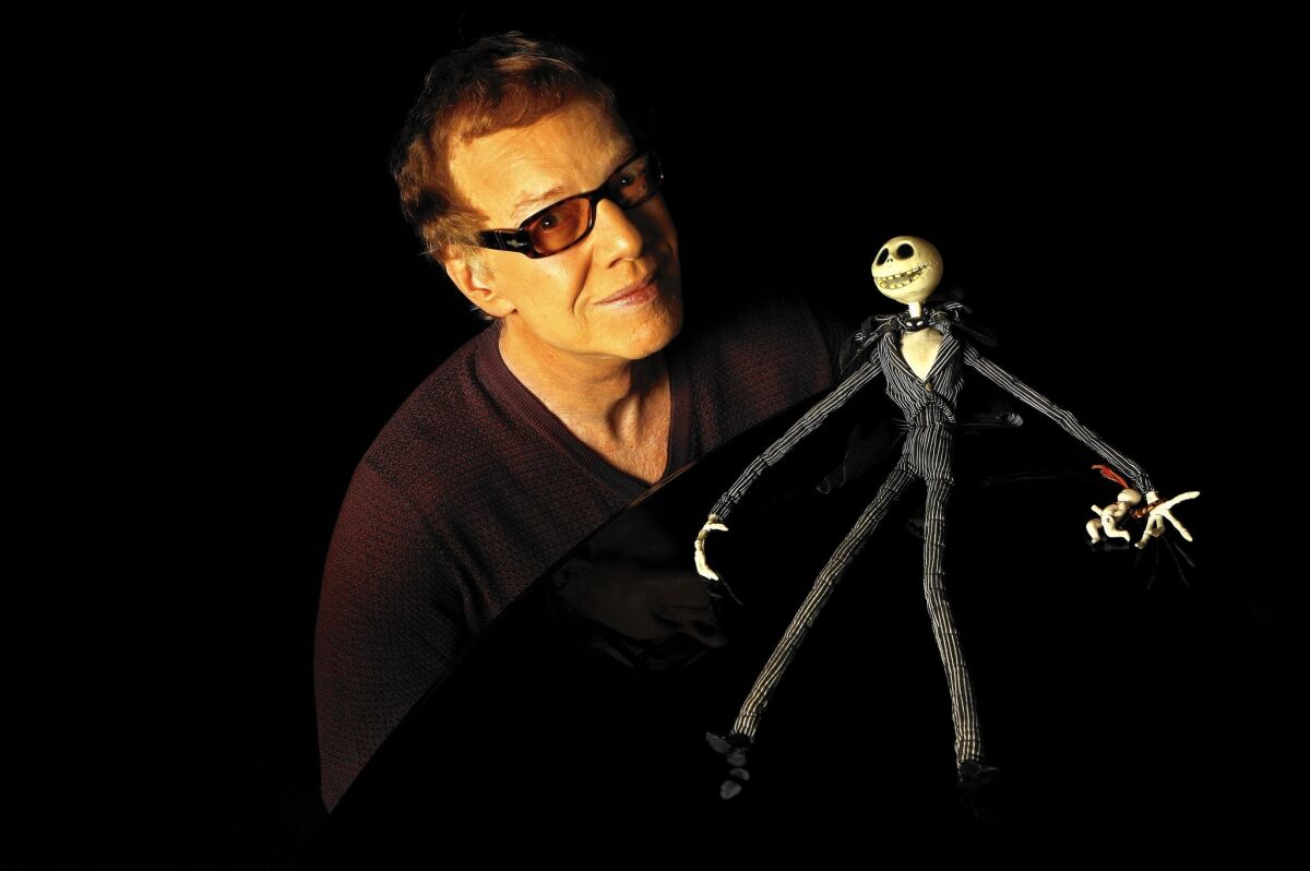 Danny Elfman says when he was writing songs for "The Nightmare Before Christmas" hero Jack Skellington, he related to the character's life goals. He'll sing the role (as he did for the film) during screenings at the Hollywood Bowl.