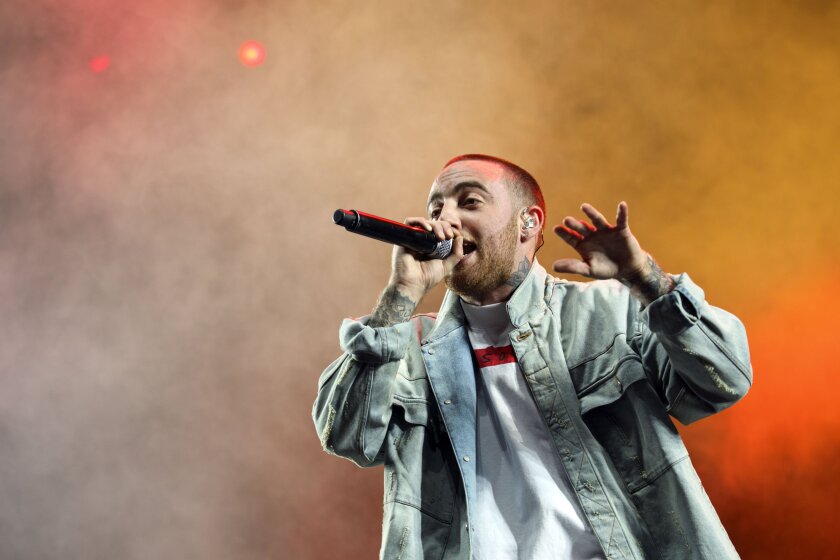 Patrick T. Fallon  For The Times RAPPER Mac Miller died last year of an overdose of fentanyl with cocaine and alcohol, the coroner said.