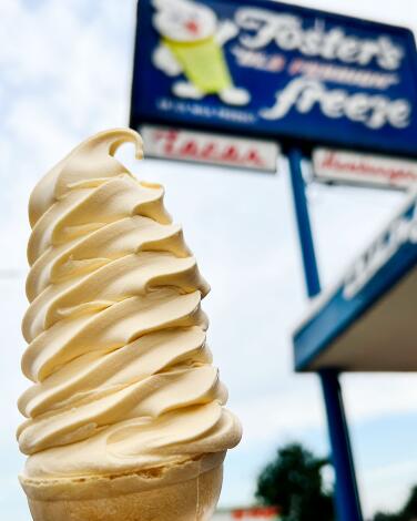 Soft serve at the original Fosters Freeze in Inglewood.