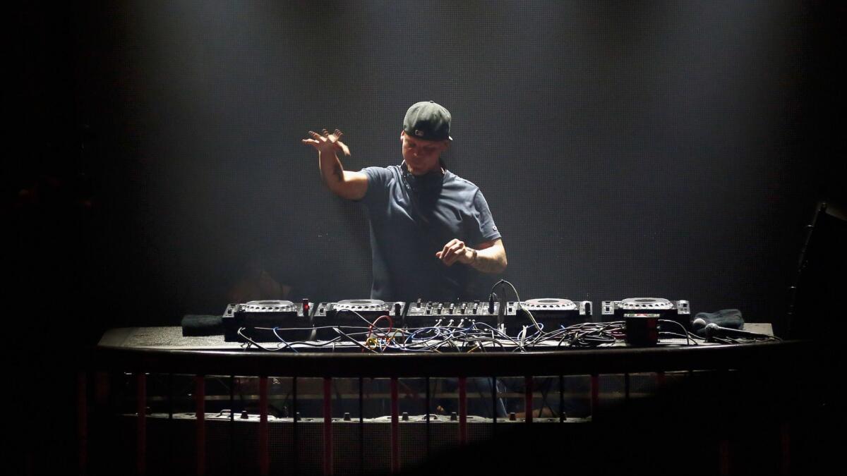 Avicii, seen performing in San Francisco in 2016, died Friday.