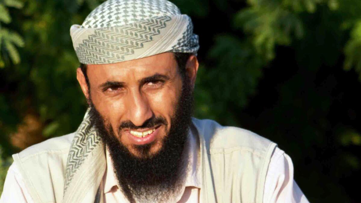 Al Qaeda in the Arabian Peninsula leader Naser Abdel-Karim Wahishi in 2012.