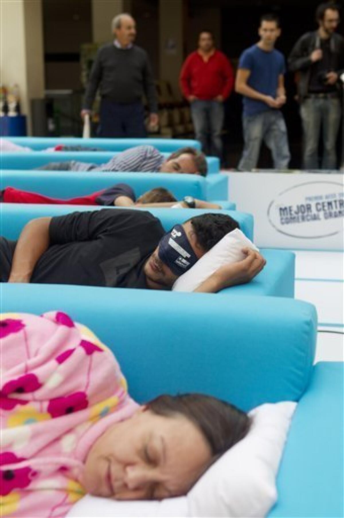 Ready, set, snore! Spain holds siesta contest - The San Diego Union-Tribune