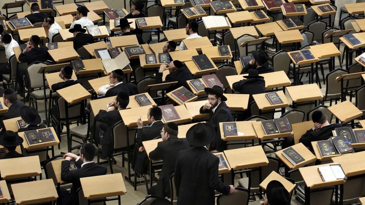 Beth Medrash Govoha, a yeshiva founded In 1943 by Rabbi Aharon Kotler, is now one of the world’s largest with 6,500 students, all men.