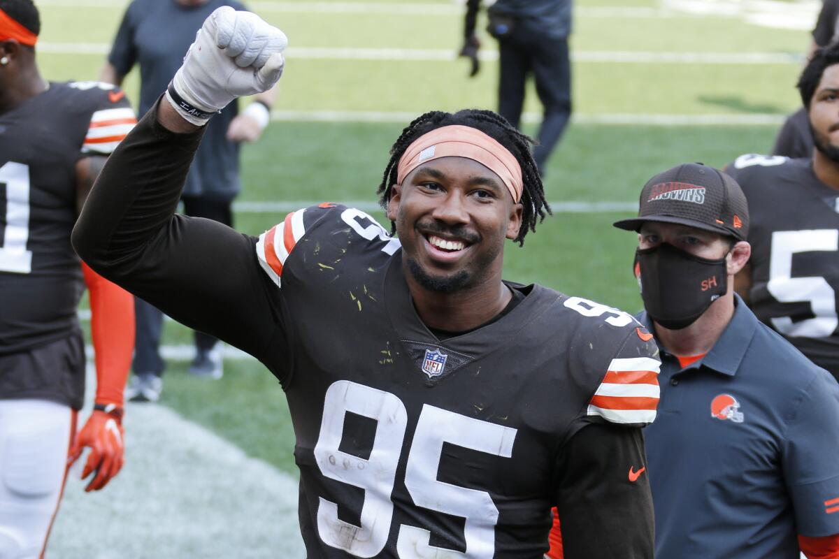 Early results: Browns, Garrett off to flying start in 2020 - The San Diego  Union-Tribune