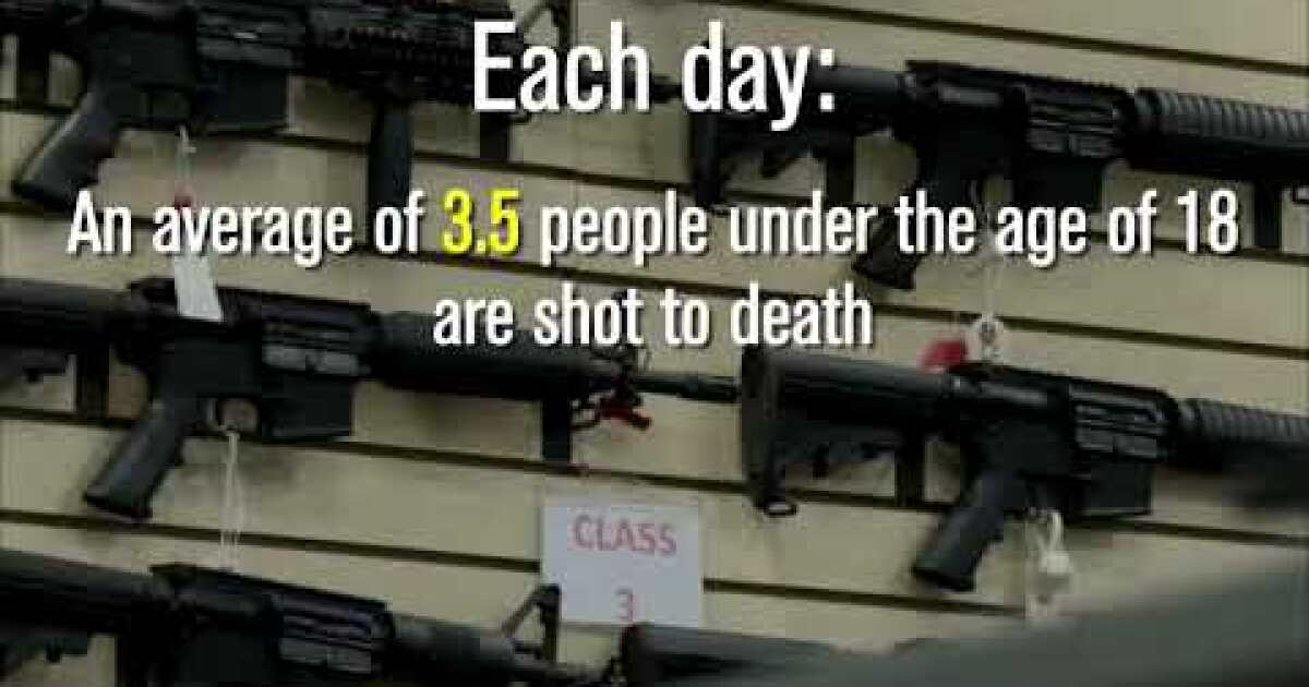 Guns Kill Nearly 1 300 Children In The U S Each Year And Send Thousands More To Hospitals Los Angeles Times