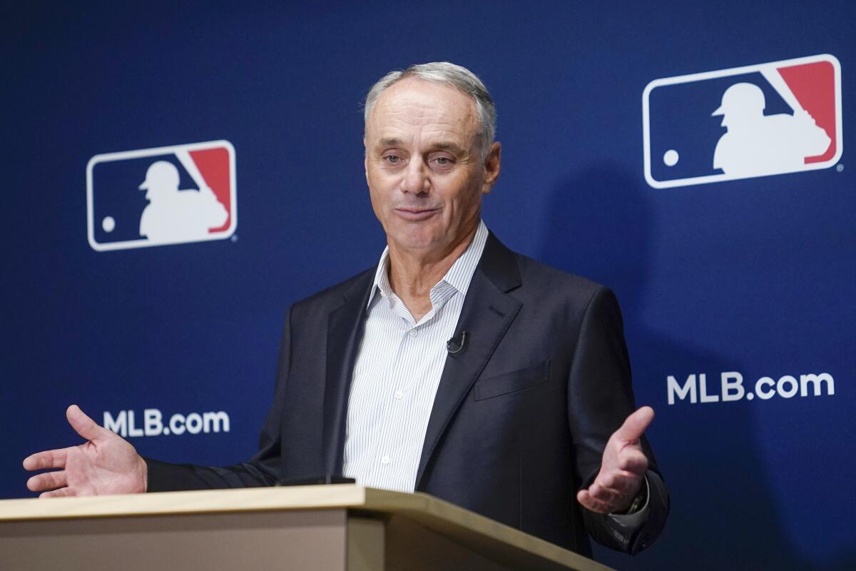 Major League Baseball Commissioner Rob Manfred has been the subject of fierce criticism from Trevor Bauer in the past.
