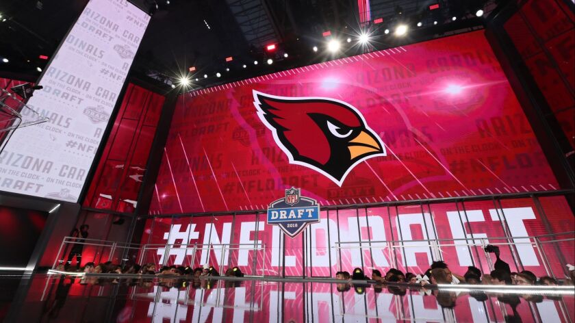 The Arizona Cardinals will be on the clock first when the NFL draft begins Thursday night in Nashville.