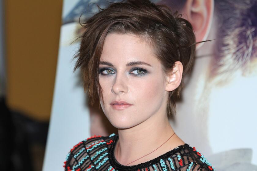 Kristen Stewart attends a screening Monday in New York of "Camp X-Ray," in which she stars.