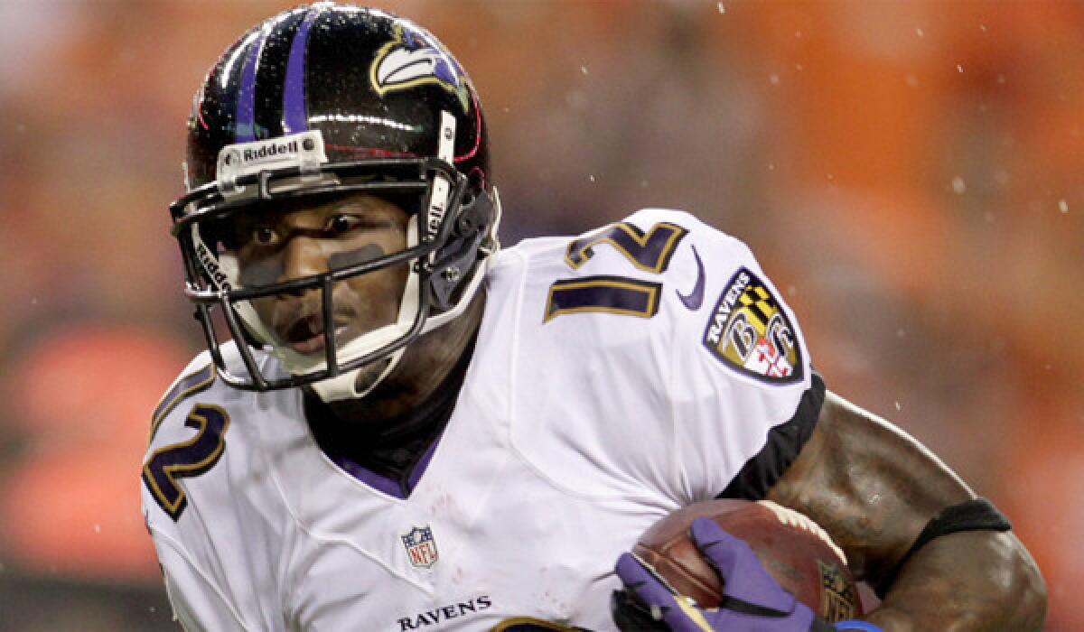 Baltimore's Jacoby Jones was injured during an off-field incident Sunday night but was able to work out as planned on Monday.