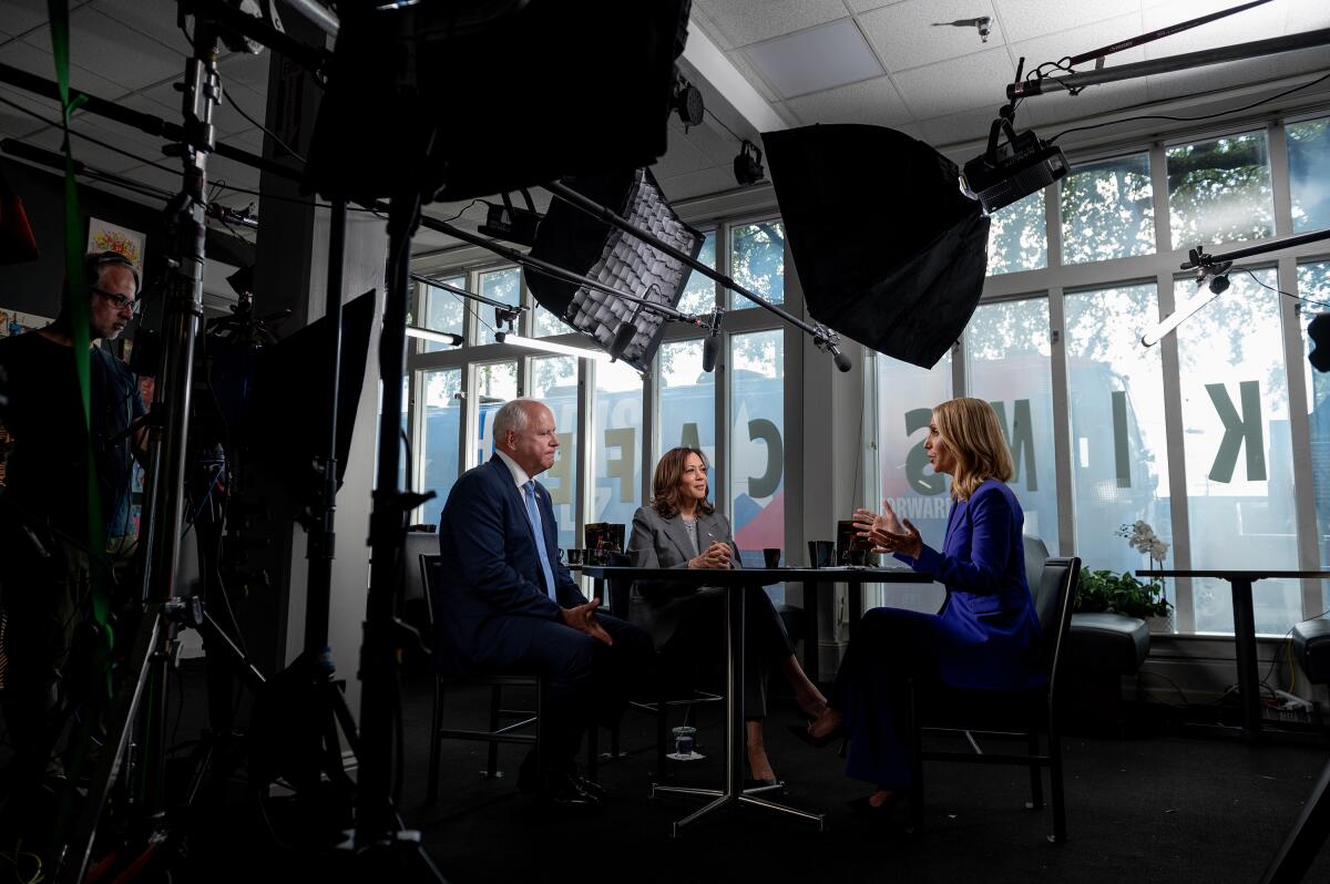 Takeaways From First Harris Walz CNN Interview Los Angeles Times takeaways-from-first-harris-walz-cnn-interview-los-angeles-times