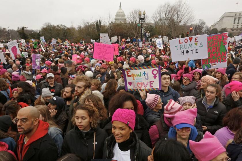 Hundreds of thousands gathered for the Women's March on Washington on Saturday. Plans are already underway for another big protest in Washington in April, to promote continued government action to fight climate change.