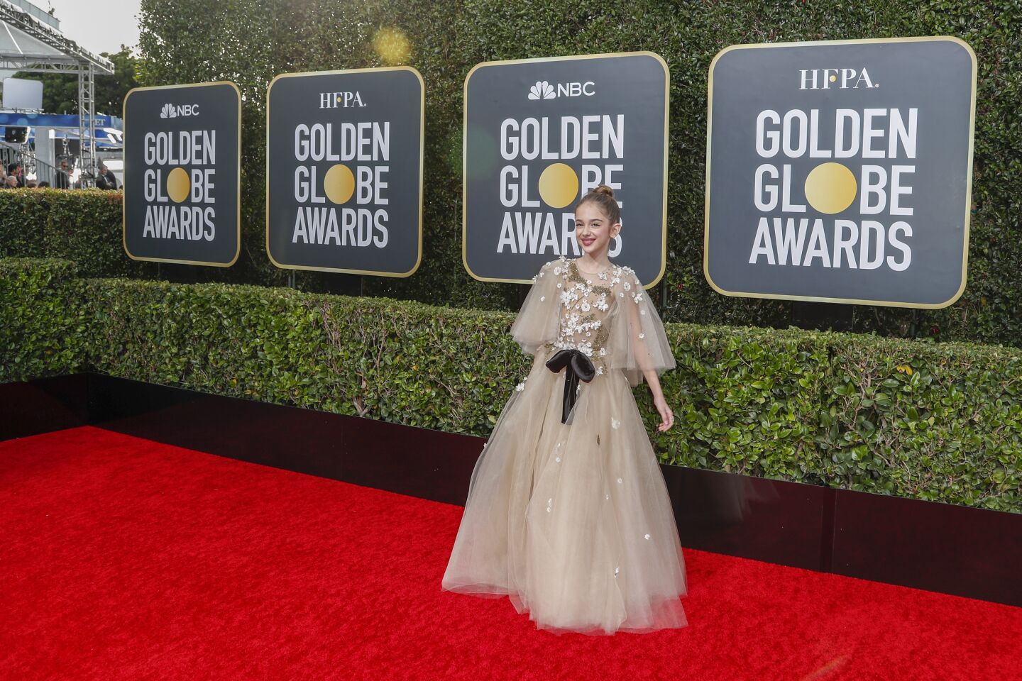 Julia Butters on the red carpet